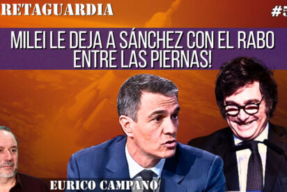 &iexcl;S&aacute;nchez se pasa de la raya, no vigila a su esposa y Milei le deja con el rabo entre las piernas!