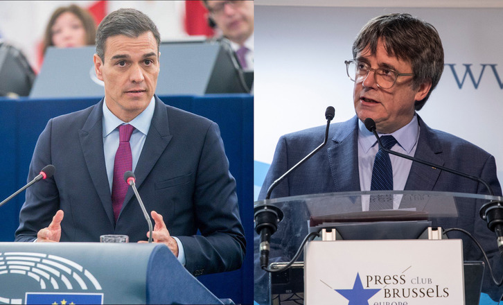 El pr&oacute;fugo Puigdemont lanza un aviso a Pedro S&aacute;nchez: &ldquo;Perdiste las elecciones y sigues en el cargo&rdquo;