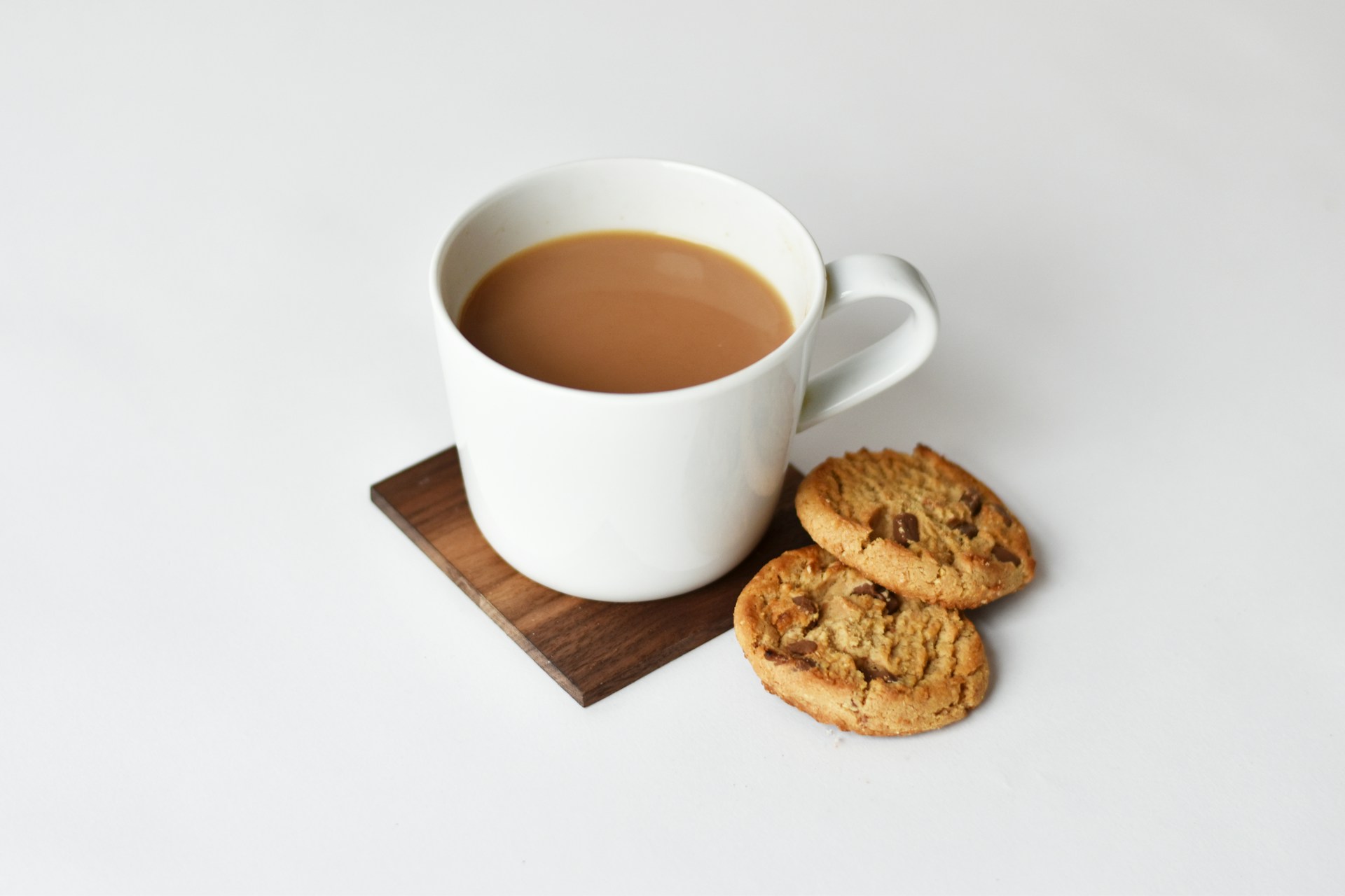 Taza con galletas