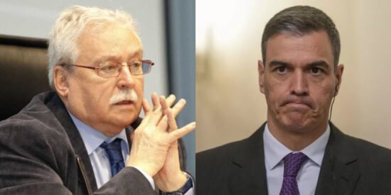 Joaquín Leguina y Pedro Sánchez.