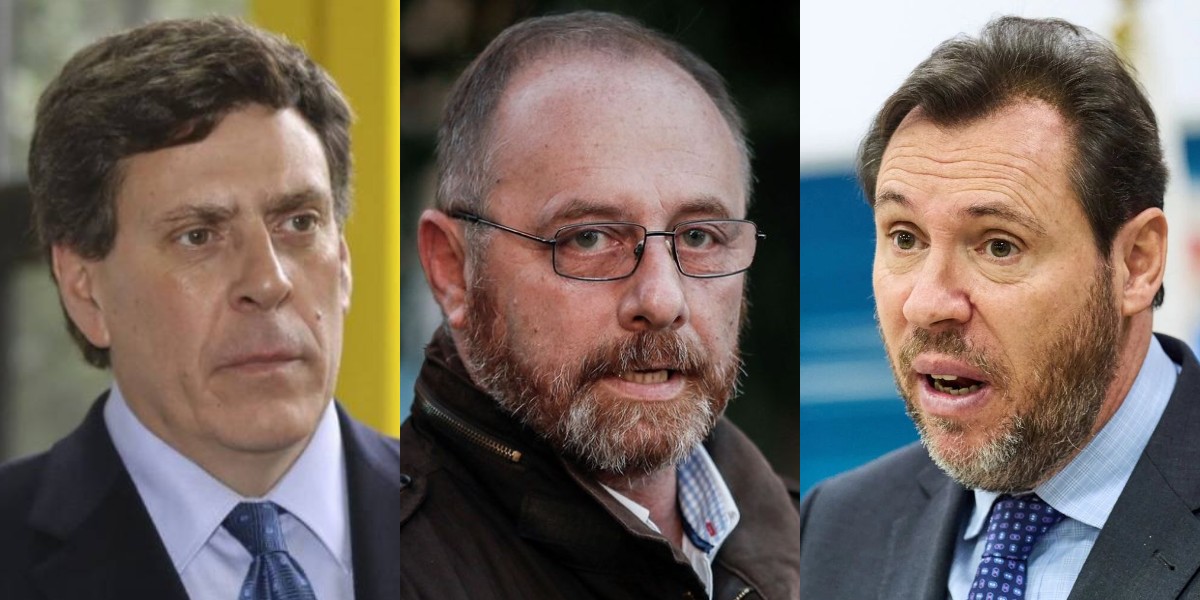 Juan Carlos Quer, Antonio del Castillo y &Oacute;scar Puente.