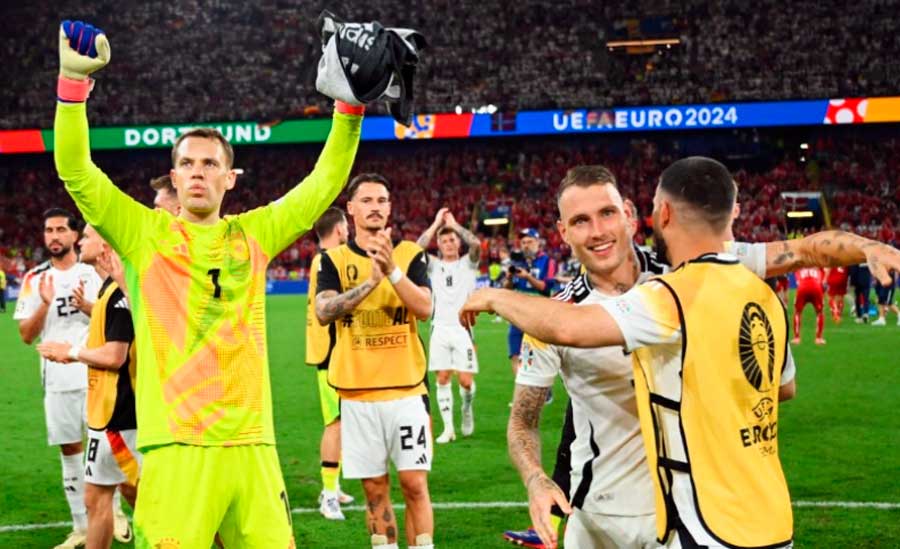 Alemania env&iacute;a a casa a Dinamarca y Suiza elimina a la actual campeona, Italia