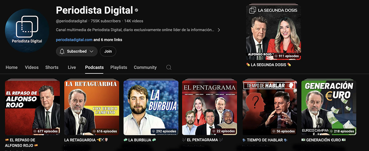 Podcasts de Periodista Digital