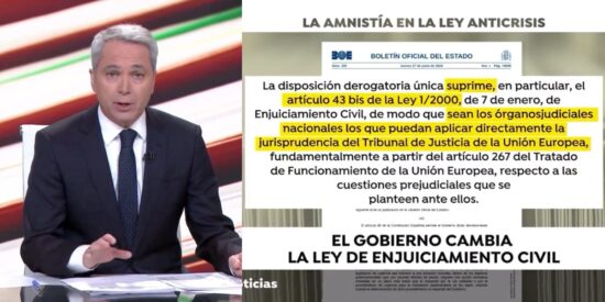 Vicente Vall&eacute;s y la artima&ntilde;a del sanchismo para favorecer a Puigdemont.