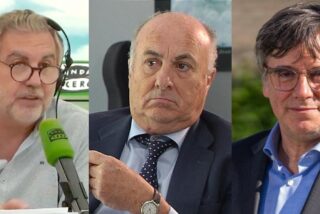 Carlos Alsina, Garc&iacute;a Castell&oacute;n y Carles Puigdemont.