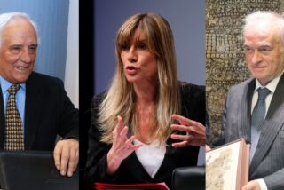 Ra&uacute;l del Pozo, Bego&ntilde;a G&oacute;mez y Juan Carlos Peinado.