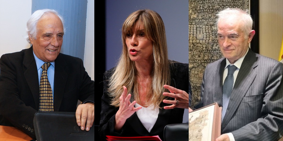 Ra&uacute;l del Pozo, Bego&ntilde;a G&oacute;mez y Juan Carlos Peinado.