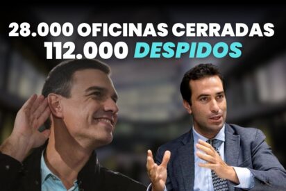 28.000 oficinas cerradas y 112.000 despidos