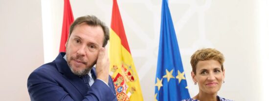 &Oacute;scar Puente, en una visita institucional a Navarra.