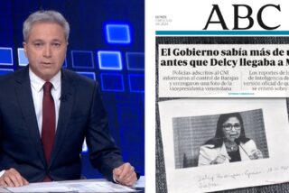 Vicente Vall&eacute;s y Delcy Rodr&iacute;guez.