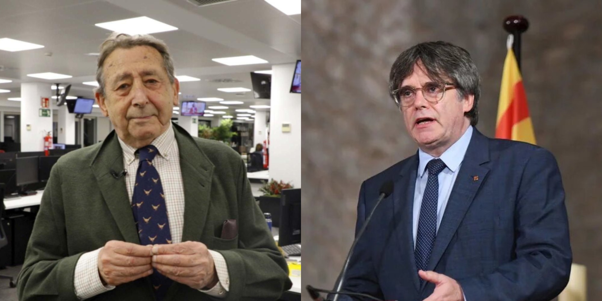 Alfonso Uss&iacute;a y Carles Puigdemont.