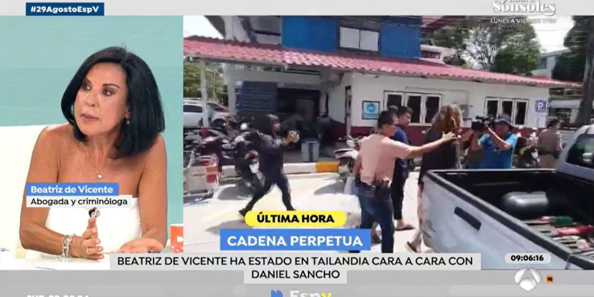 Beatriz de Vicente, perpleja ante la reacci&oacute;n de la defensa de Daniel Sancho con la condena
