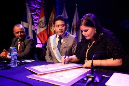 Villa de la Candelaria y Puno sellan un hist&oacute;rico hermanamiento cultural