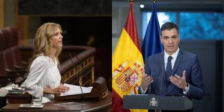 Cayetana &Aacute;lvarez de Toledo y Pedro S&aacute;nchez.