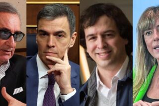 Carlos Herrera, Pedro S&aacute;nchez, David S&aacute;nchez y Bego&ntilde;a G&oacute;mez.