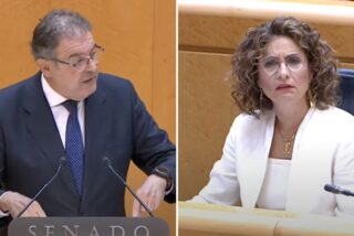 Un senador del PP acaba con los argumentos de 'Chiqui' Montero para defender el concierto catal&aacute;n: &ldquo;No ponga esa cara, le leo sus palabras&rdquo;