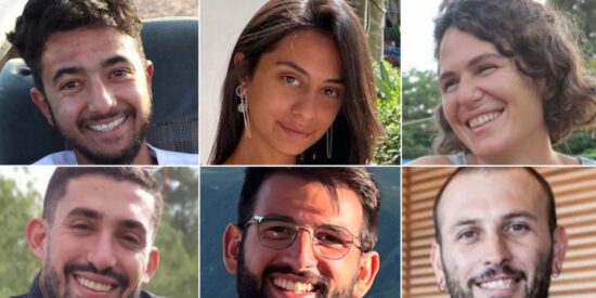 Rehenes israelíes asesinados por los terroristas de Hamas, en Gaza