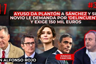 Ayuso da plant&oacute;n a S&aacute;nchez y su novio le demanda por &lsquo;delincuente&rsquo; y exige 150 mil euros