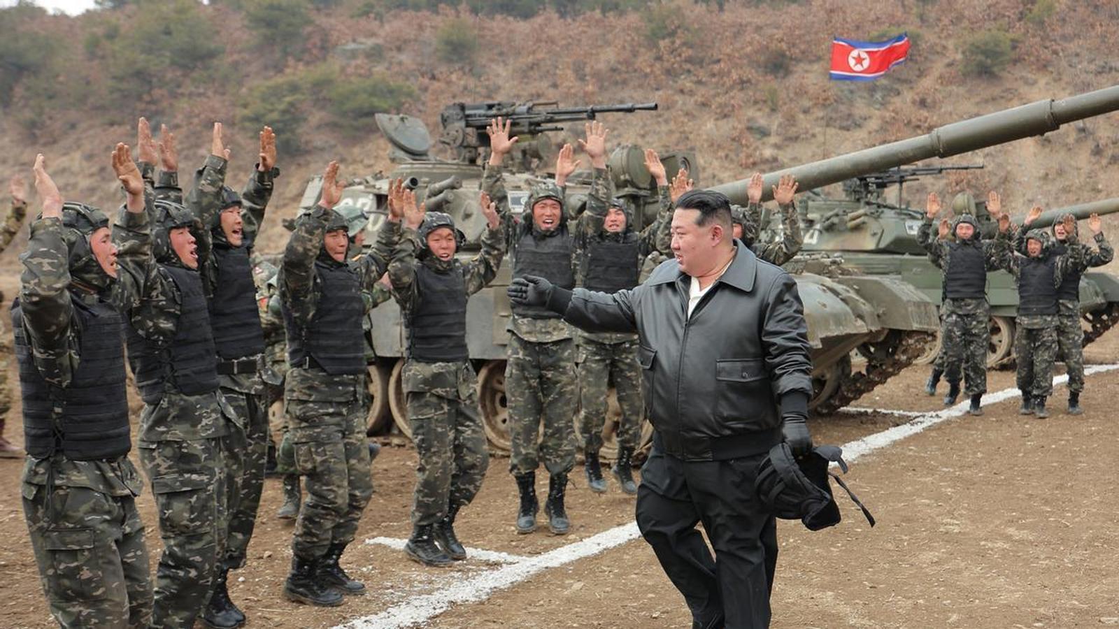 Kim Jong-Un anima a las tropas norcoreanas