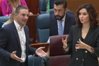 Juan Lobato e Isabel D&iacute;az Ayuso.