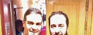 Pedro S&aacute;nchez (PSOE) con Victor de Aldama