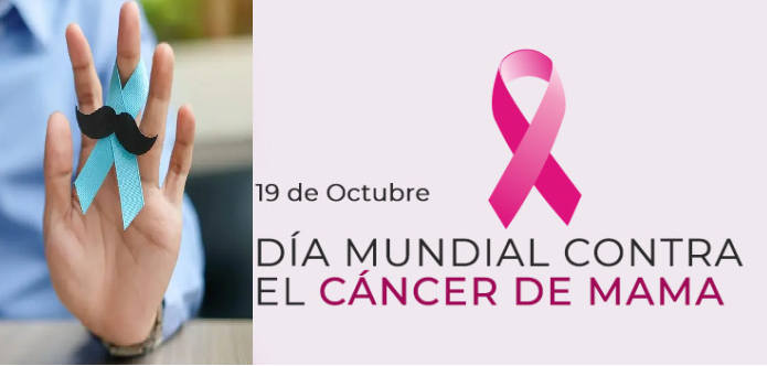 Cáncer de mama versus cáncer de próstata