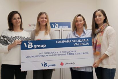 VB group dona 5.360 &euro; en apoyo a las v&iacute;ctimas de la DANA y promover&aacute; eventos corporativos en Valencia