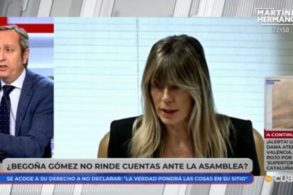 Carlos Cuesta repasa lo más chusco de la cátedra de la silente Begoña Gómez