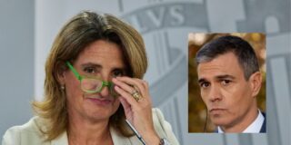 Teresa Ribera y Pedro S&aacute;nchez (PSOE)