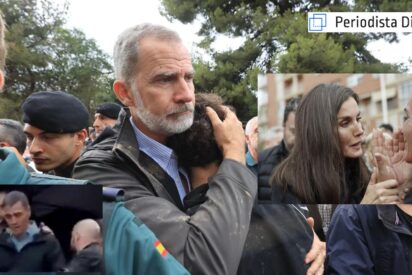 ¡EXCLUSIVA!: las palabras de Felipe VI a los indignados vecinos, tras huir despavorido el socialista Sánchez