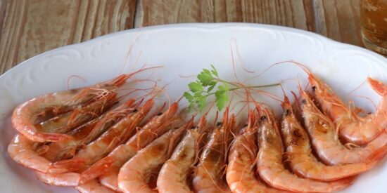 Gambas a la plancha