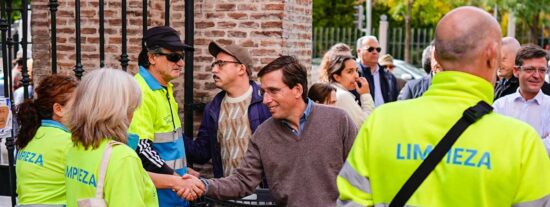 Almeida agradece la solidaridad del pueblo madrile&ntilde;o con el valenciano
