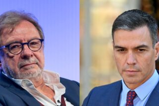 Juan Luis Cebri&aacute;n y Pedro S&aacute;nchez.