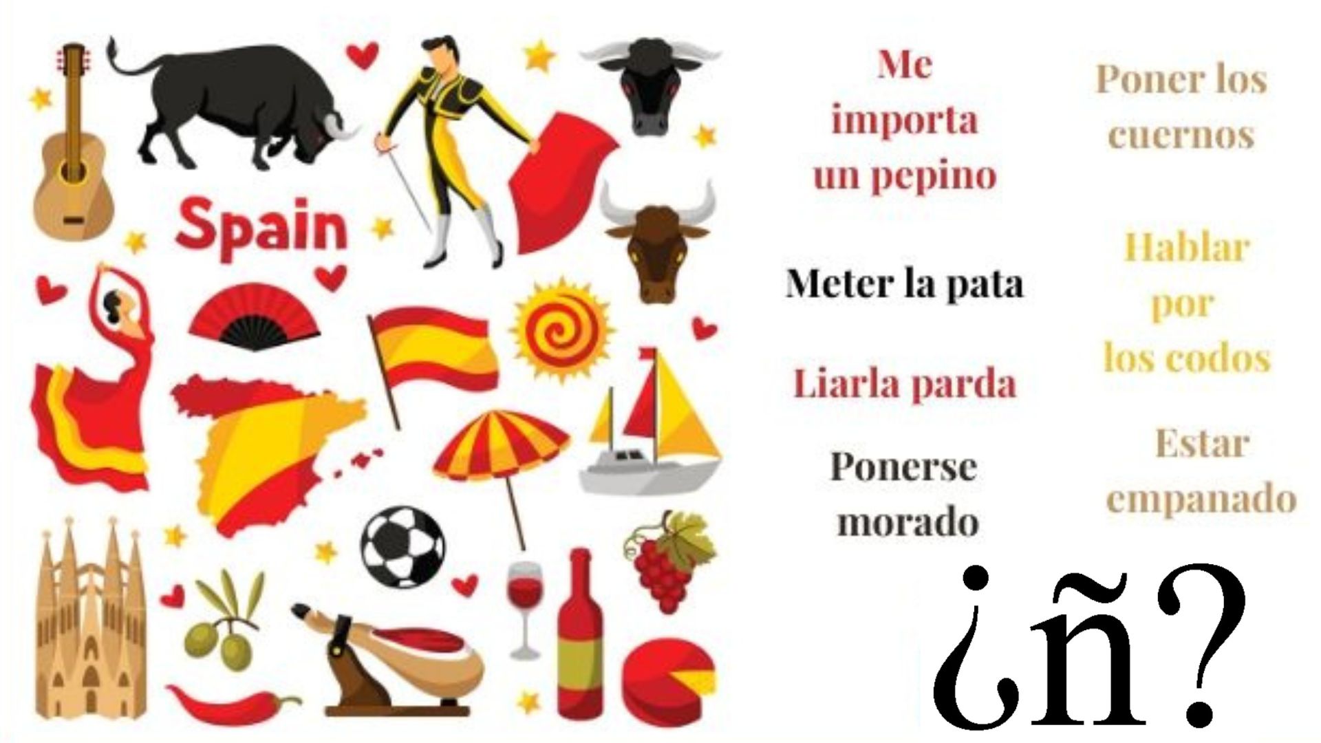 Las 10 expresiones populares espa&ntilde;olas con m&aacute;s sabor