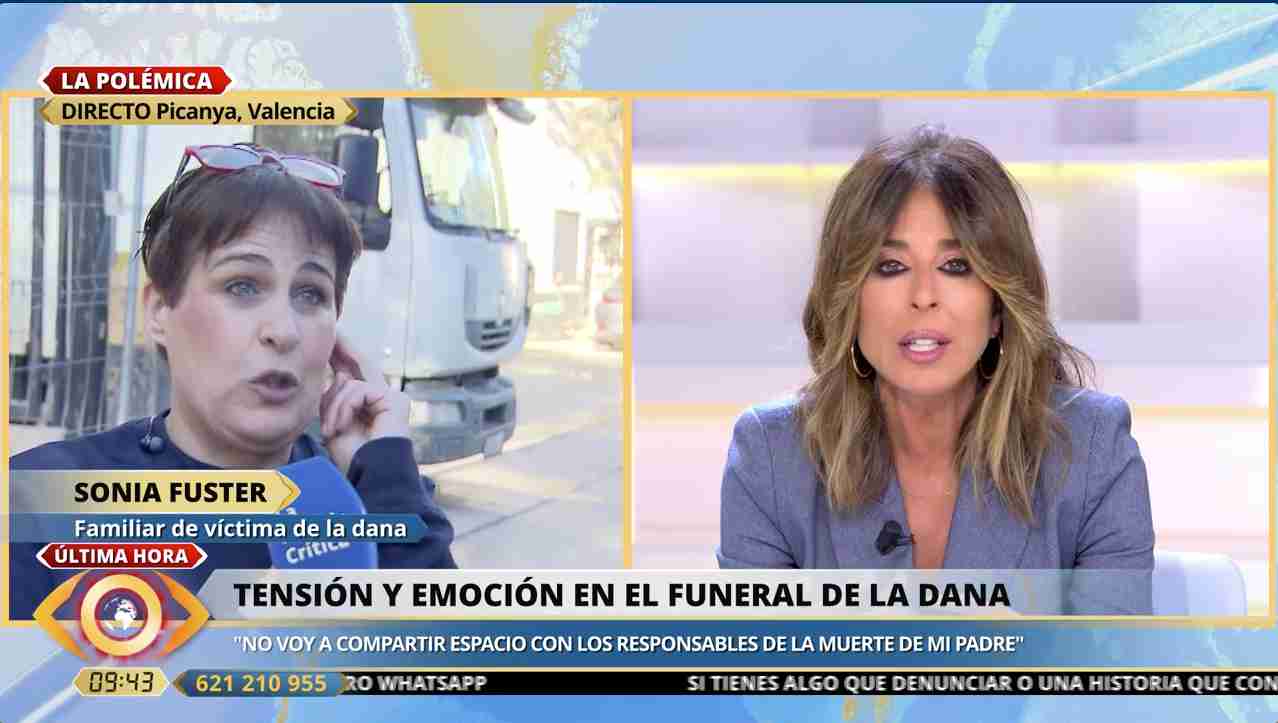 Colosal alegato de Ana Terradillos contra el Gobierno Sánchez tras entrevistar a una afectada por la DANA: "¡Que les den por saco!"