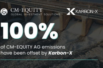 CM-Equity AG se asocia con Karbon-X para compensar el 100% de sus emisiones
