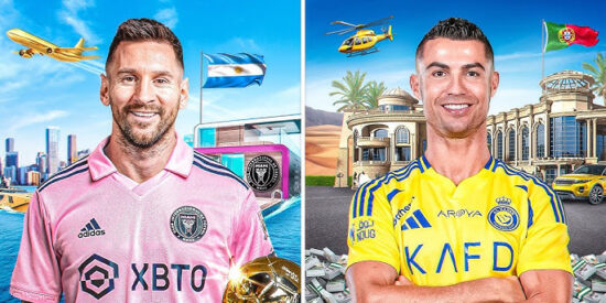 Leonel Messi y Cristiano Ronaldo