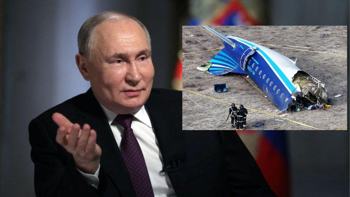 Putin y el avi&oacute;n estrellado de Azerbaijan Airlines