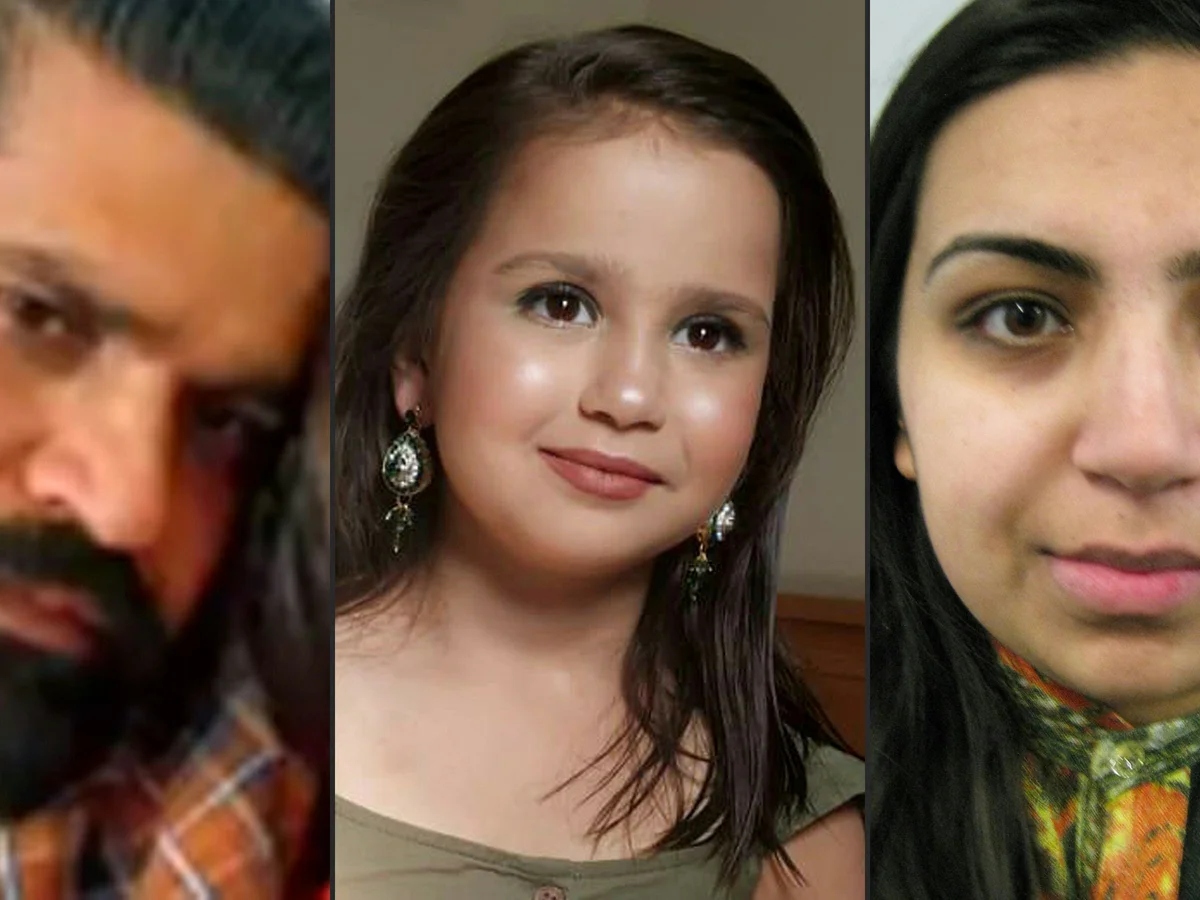 Sara Sharif, su padre y la madrastra