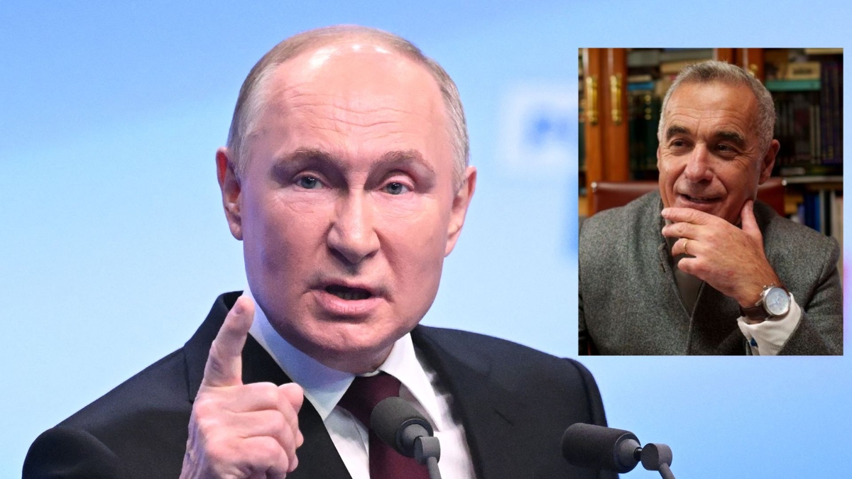Vladimir Putin y el rumano Calin Georgescu