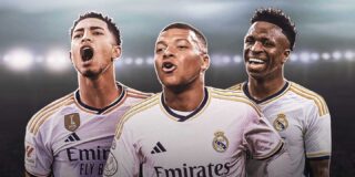 Belligham, Mbappé y Vinicius (REAL MADRID)