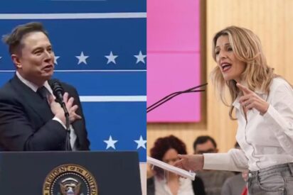 Elon Musk y Yolanda Díaz.