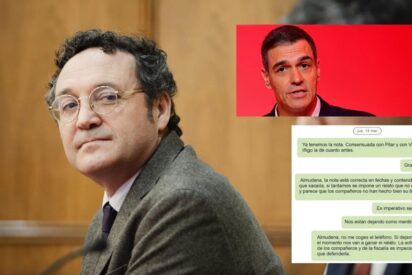 El fiscal García Ortíz, su jefe Pedro Sanchez y los whastapp del delito