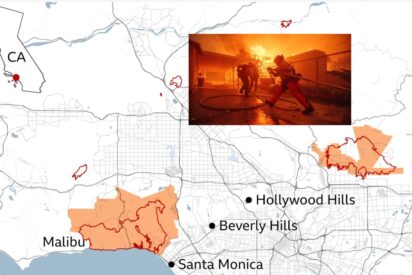 El incendio de Los Angeles
