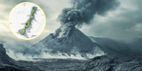 El volcán Zavaritskii