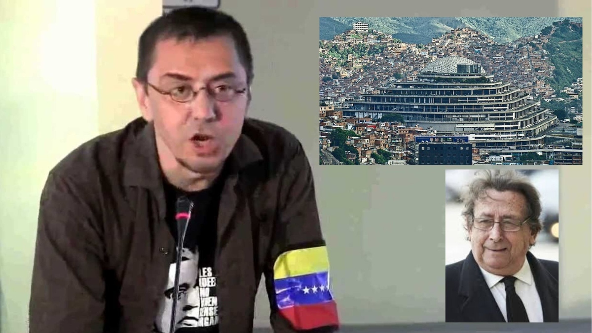 Juan Carlos Monedero (PODEMOS), el centro de torturas chavista &#039;El Helicoide&#039; y Alfonso Ussía