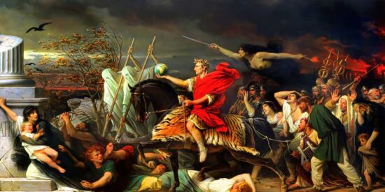Julio César cruzando el Rubicon