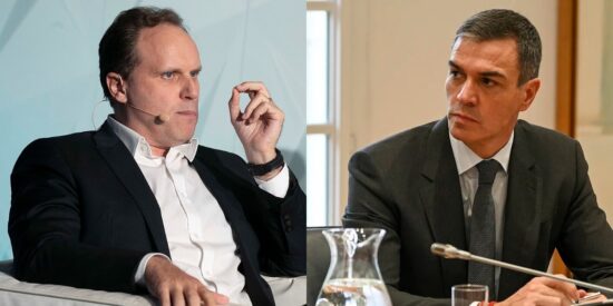 Daniel Lacalle y Pedro S&aacute;nchez.