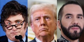 Milei, Trump y Bukele