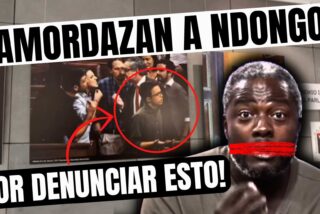 Un lamebotas de la izquierda amordaza a Ndongo cuando pregunta por la bochornosa imagen de Errejón